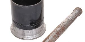 Iron Mortar and Pestle