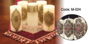 Henna Art Candles