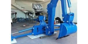 Blue Tractor Backhoe