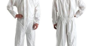 Non Woven White Plain Disposable Cover All