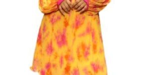 Yellow Georgette Kurti