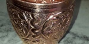 Designer Copper Water Glass