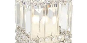 Square Crystal Candle Holder