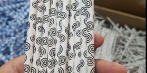 Spiral Jalebi Printed Paper Straws