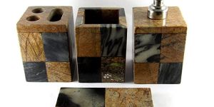 Elegant Marble Bathroom Set