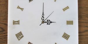 Modern Marble Wall Clock