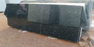 R Black Granite Slab