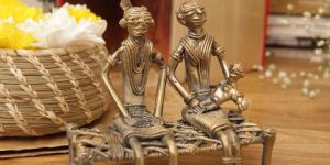 Dhokra Farmer Statue