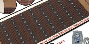 64 Cera Ball Tourmaline Stones Ceramix Immunity Booster Mat