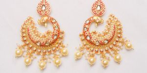 Vilandi Kundan Meena Earring
