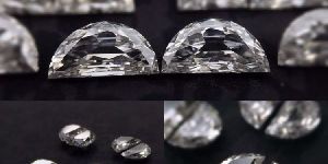 HPHT Trapezoid, Half Moon Diamonds