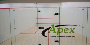 Squash Court Back Wall Glass