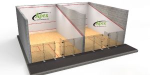 SQUASH COURT MAPLE WOOD FLOORING