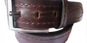 Mens Biistre Texture Leather Belt