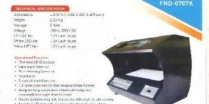 Fake Note Cheque Detector Machine
