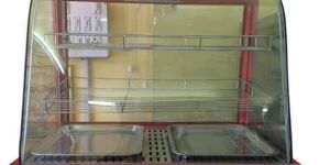 Stainless Steel Snacks Warmer Display Counter