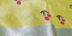 Tissue Linen Imbiordary Saree