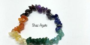 Seven Chakra Chip Bracelet