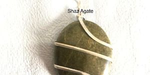 Vasonite Worry Stone Pendants