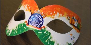 Tiranga Party Mask