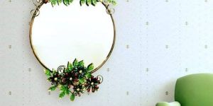 Modern Iron Wall Mirror