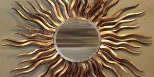 Wrought Iron Wall Mirror