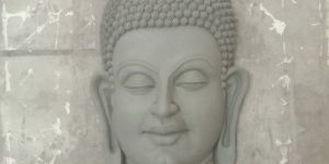 FRP Buddha Statue Wall Mural