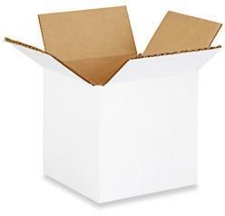 White Corrugated Box