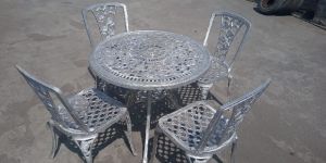 Cast Iron Garden Table & Chair Set