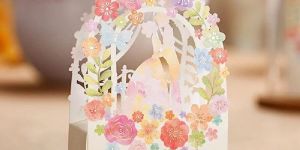 Flower Print Paper Box