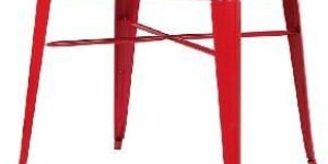 Wood Top Iron Base Dining Table