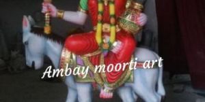 Marble Sheetla Mata Statue