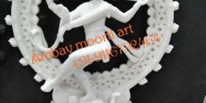 White Marble Nataraj Statue