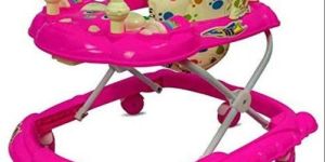 Pink Musical Baby Walker