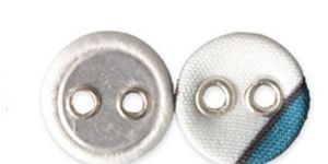 Metal Fabric Button