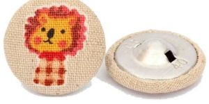Round Fabric Button