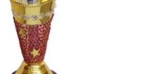 Red Cone Golden Ball Trophy