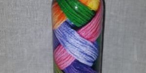 Woolen Meenakari Copper Bottle