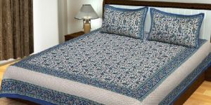 Sanganeri Print Bed Sheet