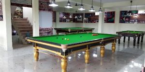 MAA JANKI Royal Master Golden Snooker Table with Accessories