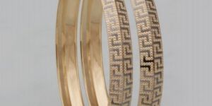 King Collection Gold Bangles
