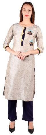 Embroidered Kurta Pant Set