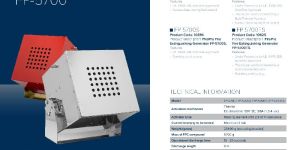 FirePro Aerosol Based Fire Suppression System