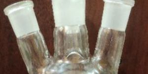 Round Bottom Flask Three Neck CORNSIL