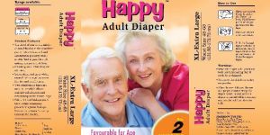 Happy Disposable Adult Diapers -XL2