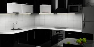 L Shaped Modular Kitchen