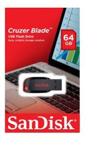 SANDISK 64 GB PENDRIVE