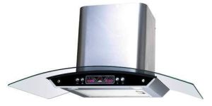 Glass Kitchen Chimney