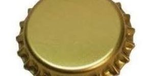 Plain Gold Crown Caps