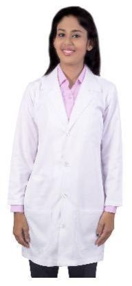 Women Full Sleeves Doctor Lab Coat Apron
